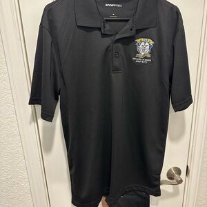 Black Sport-Tek Polo Shirt with Embroidered Logo